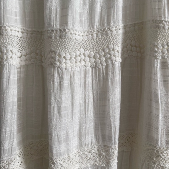 🤍 Knox Rose Elegant Sleeveless Cream Midi Dress Size Medium - Picture 7 of 11